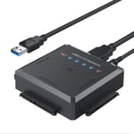 Tlily - Adaptateur sata Vers usb Convertisseur de Câble usb 3.0 Vers ide/sata 3 pour 2.5 3.5 hdd ssd Adaptateur de Disque Dur-EU Plug