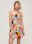 Superdry Bandeau Halterneck Mini Beach Dress