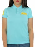 Polo Ralph Lauren Women’s Light Turquoise Mothers Polo Top Size Xl Pm53