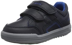 Geox J Arzach Boy Sneaker, Navy Royal, 6 UK