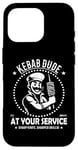 Coque pour iPhone 16 Pro Couteau à aiguiser Kebab Dude - Sharp Skills - Design amusant