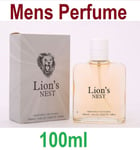 Lions Nest Men's Perfume Eau De Toilette Spray Men's Fragrance Aftershave 100ml