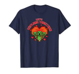 Minecraft Valentine's Day Creeper Love Explore Together T-Shirt