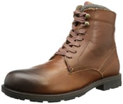 Tommy Hilfiger Clift 7A, Boots Biker Homme - Marron - Braun (Winter Cognac 906), 43 EU