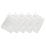 Filterpåse för akvarium 5-pack Vit 10×15 cm