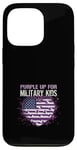 iPhone 13 Pro Purple Up For Military Kids Heart America Military Child Case