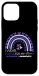 Coque pour iPhone 12 mini I Wear Purple For My Mama Alzheimer's Awareness