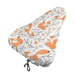 lucky-bonbon Squirrel Fashion Waterproof Keep Dry Bike Seat Cover The Perfect Bicycle Seat Cover Waterproof Sunscreen And Dustproof For All Bicycle Exercise.