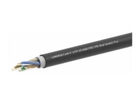 Lanview - Samlet Kabel - 305 M - Foliebelagt Uskjermet Tvinnet Kabelpar (F/Utp) - Cat 6 - Dual Jacket, Solid, Rund, Halogenfri, Utendørs