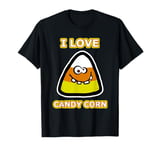 I Love Candy Corn Funny Halloween Costume Trick Or Treating T-Shirt