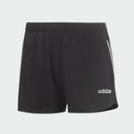 adidas Womens Design 2 Move 3-Stripes Shorts - Black / 2XS