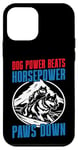 Coque pour iPhone 12 mini Dog Power bat Horsepower Paws Down Mushing