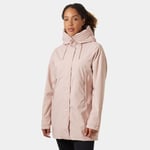 Helly Hansen Victoria Halvlang Regnkåpe Dame Rosa S