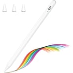 TQQ Stylus Pen för Apple iPad 2018-2024, pixelprecis noggrannhet och branschledande låg latens, penna med iPad 10/9/8/7/6, Pro 3/4/5/6/