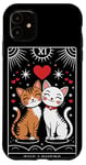 iPhone 11 Tarot Card Mystic Cats | The Lovers Valentines Day Couples Case