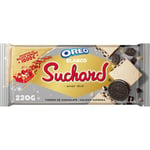 Turron de Chocolate SUCHARD - White Chocolate Nougat with Cocoa Biscuit OREO