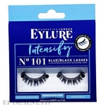 EYLURE EYELASHES INTENSIFY NO 101 blue/black lashes glue included