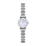 Emporio Armani Montre pour femme, mouvement à deux aiguilles, boîtier en acier inoxydable de 22 mm avec bracelet en acier inoxydable, AR1961