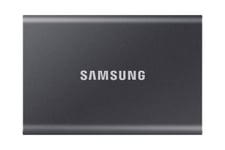 Samsung T7 Portable SSD - 2 TB - USB 3.2 Gen.2 External SSD Titanium Grey (MU-PC2T0T/WW)