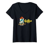 Womens The Cuphead Show! Cuphead and Mugman Rocket tee V-Neck T-Shirt