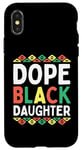 Coque pour iPhone X/XS Black Daughter Afro-American Black History Month Pride