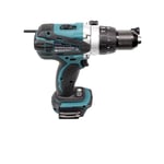 Makita DHP 458 Z Perceuse-visseuse à percussion sans fil 18V 91Nm + 100 pièces de Faises et Trépans pour perceuse Makita