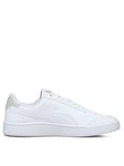 Puma Junior Boys Caven 2.0 Trainers - White, White, Size 5 Older