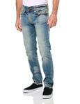 True Religion Men's Rocck Super T No Flap 32" Inseam Jeans, El Estor Medium, 30