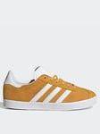 adidas Originals Older Unisex Gazelle Trainers - Yellow, Yellow, Size 5.5 Older