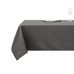 Deconovo Nappe Anniversaire Garcon Table Basse Restaurant Tissu Rectangulaire Grise Cuisine 1 Pcs, Gris, 140x240cm