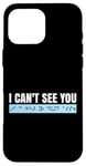 Coque pour iPhone 16 Pro Max I Can't See You Braille Lettres Braille Langue Braille