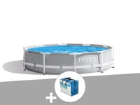 Kit piscine tubulaire Intex Prism Frame ronde 3,66 x 0,76 m + Bâche à bulles