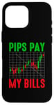 Coque pour iPhone 16 Pro Max Funny Trading Trader Humour Pips Pay My Bills