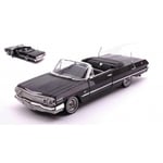 [FR] Welly CHEVROLET IMPALA CONVERTIBLE 1963 LOW RIDER BLACK 1:24 - WE22434BK