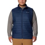 Columbia Men's Silver Falls 2 Vest, Puffer Vest Body Warmer, Collegiate Navy, XXL