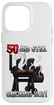 Coque pour iPhone 14 Pro Max Citation d'anniversaire pour barbecue « Smoking Hot »