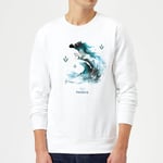 Frozen 2 Nokk Water Silhouette Sweatshirt - White - XXL - White