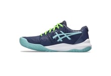 ASICS Homme Gel-Challenger 14 Padel Sneaker, Thunder Blue/Teal Tint, 43.5 EU