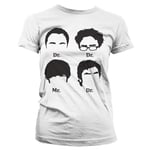 Big Bang Theory Prefix Heads Girly T-Shirt, T-Shirt