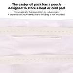 Compress Castor Oil Pack Reusable Aid Sleep Liver Detox Castor Oil Wrap For Ggm