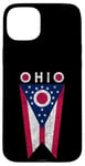 Coque pour iPhone 15 Plus State of Ohio Burgee Flag -- The Buckeye State