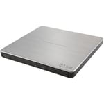 Lg 8x USB 2.0 Slimline External Optical Drive, DVD Burner & Component Adapter