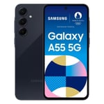 Samsung Galaxy A55 Smartphone 256 Go 5G Bleu nuit