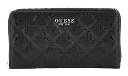 GUESS Laurel Portefeuille à Carreaux pour Femme Noir Taille Unique