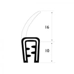 Tätningslist epdm 1,0-1,5mm