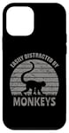 Coque pour iPhone 12 mini Singe singe | Facilement distrait par les singes pour les jeunes et les enfants