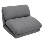 Atmosphera - Chauffeuse Convertible 1 Place Marza 78cm Gris