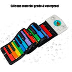 Rollup Piano Silicone 49 Keys Roll Up Piano Keyboards Hand Roll Piano Educat GF0