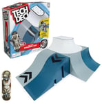 TECH DECK - FINGER SKATE - Tech Deck Starter Set X-Connect Skate Park 100% Modulable À Construire Et Personnaliser + 1 Finger Skate Exclusif - Mini skate - Jouet Enfant 6 Ans et + - Modèle Aléatoire