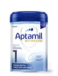 Aptamil Advanced 1 First Infant Baby Milk Powder Formula, from Birth, 800g